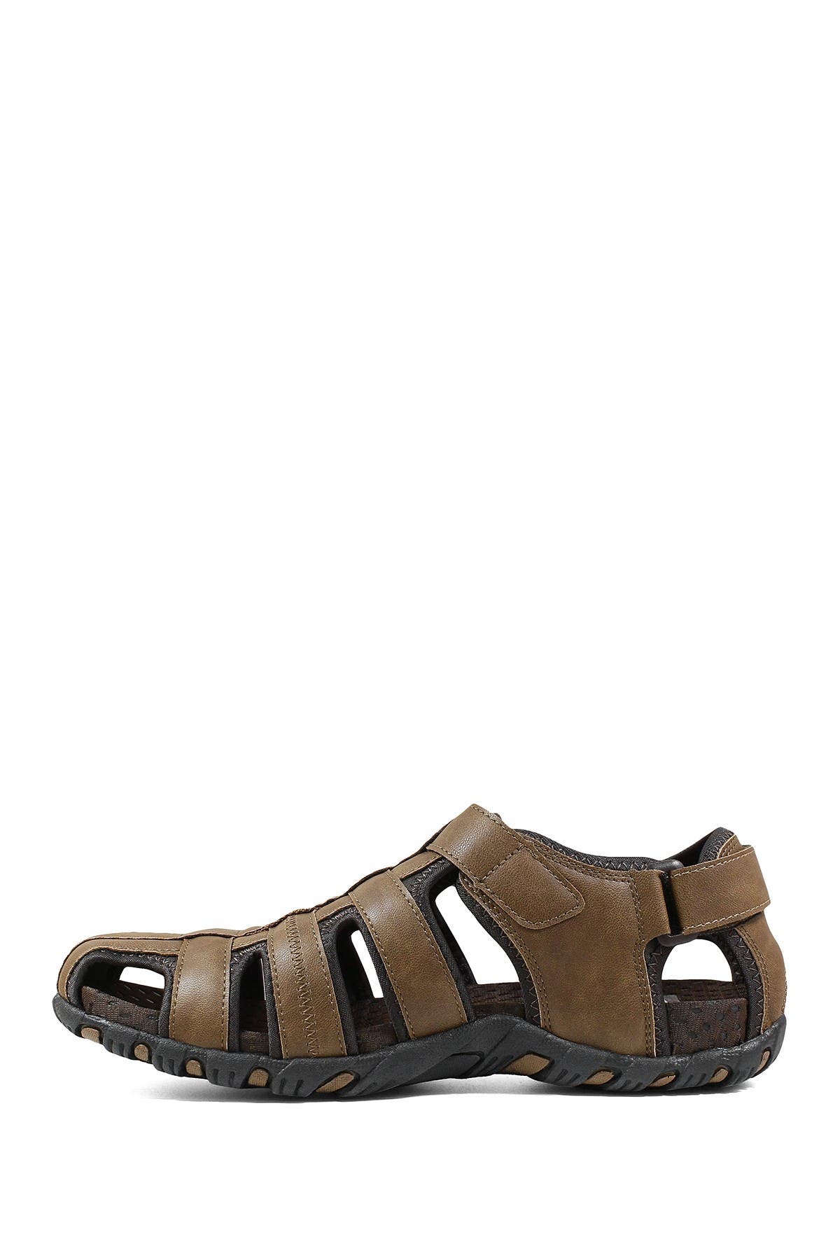 Rio Bravo Closed Toe Fisherman Sandal - Wide Width Available, Alternate, color, TAN