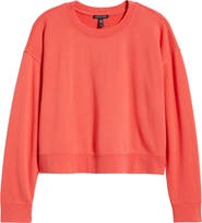 Eileen Fisher Organic Cotton Crop Sweatshirt