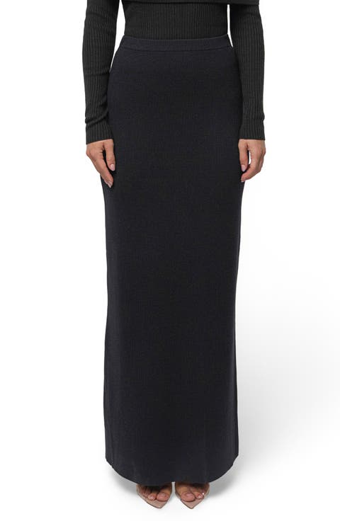 London Knit Maxi Skirt