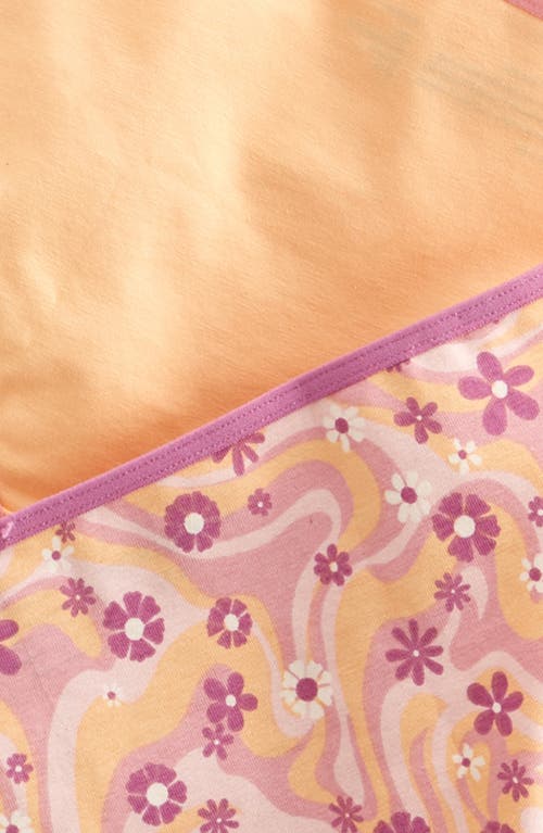 Nordstrom Kids' Assorted 5-pack Hipster Briefs In Orange