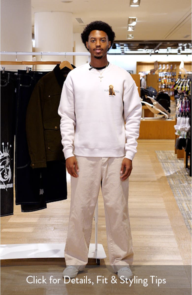 I Love Dogs Graphic Sweatshirt, sales video thumbnail