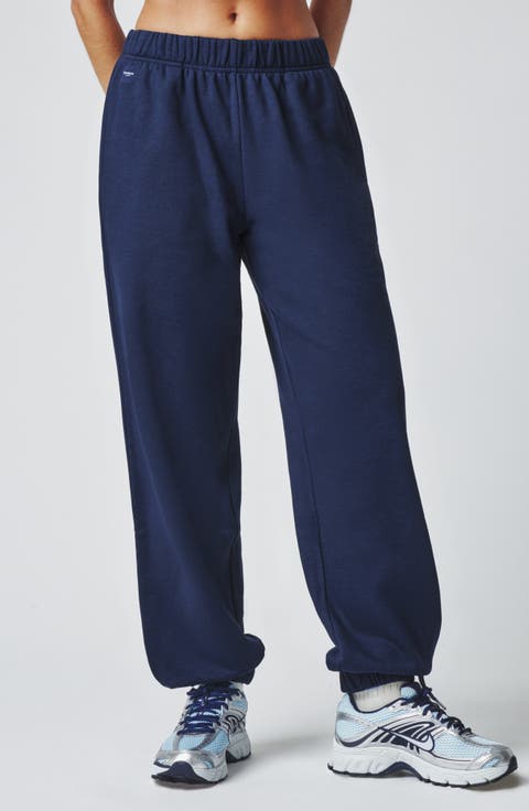 Cotton Blend Boyfriend Joggers