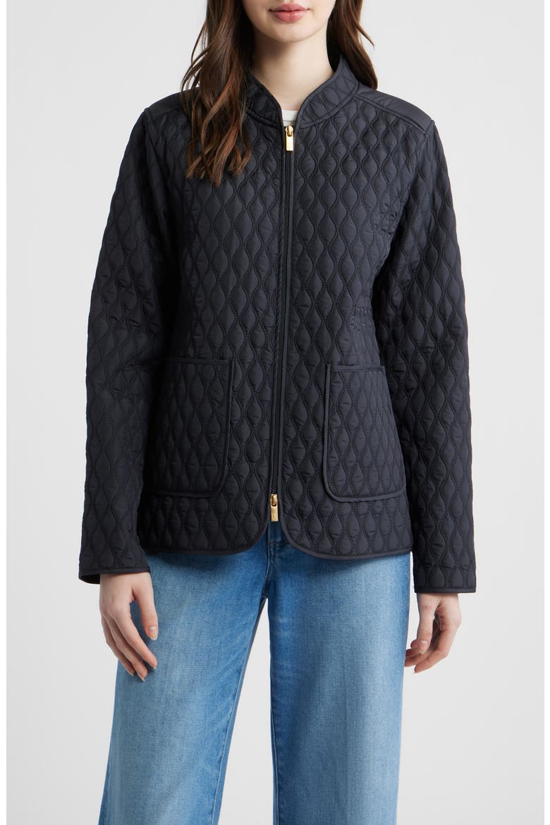 Ally 07 Quilted Jacket, Main, color, DARK INDIGO