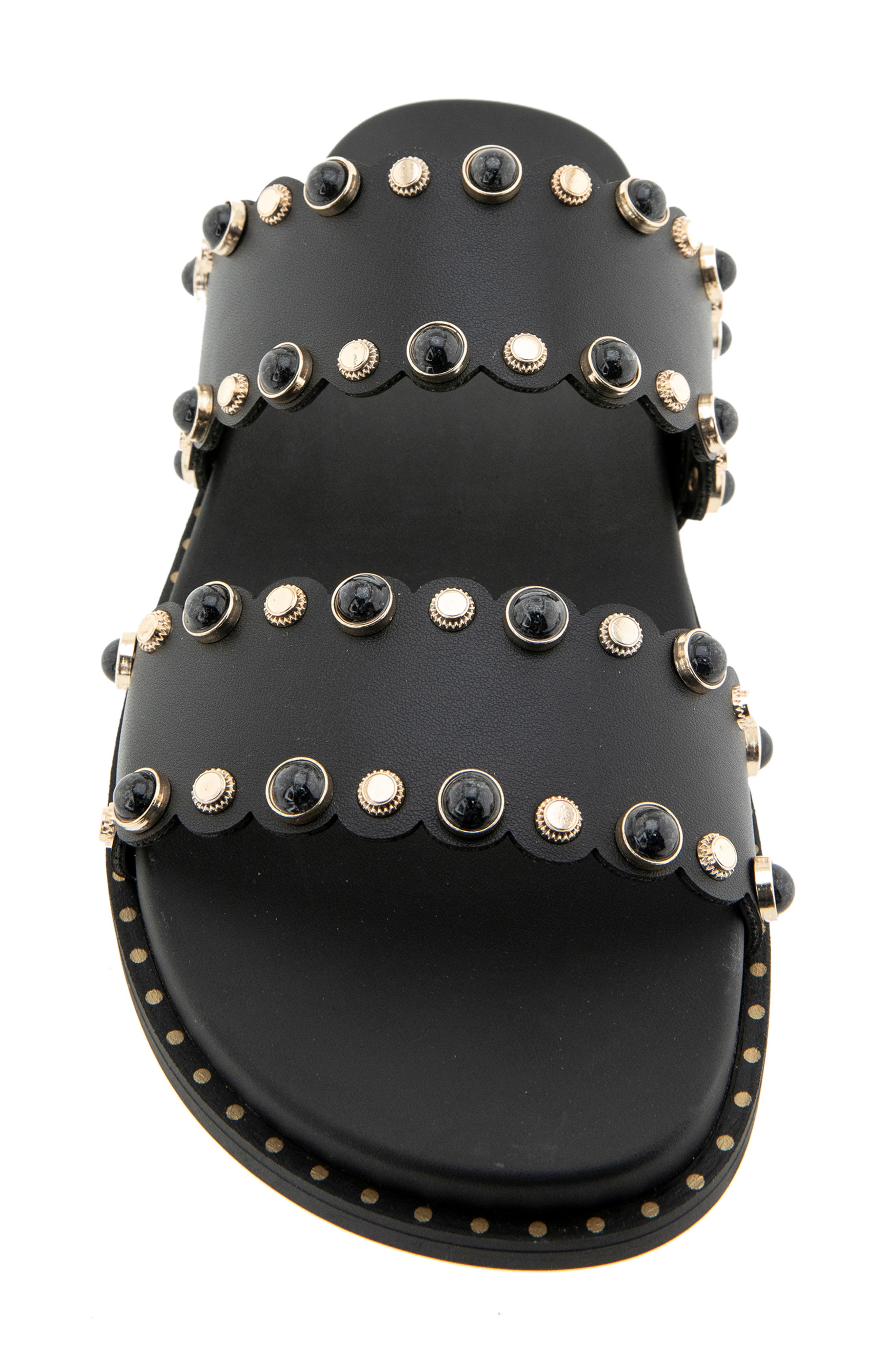 BCBGeneration Taana Slide Sandal, Alternate, color, Black