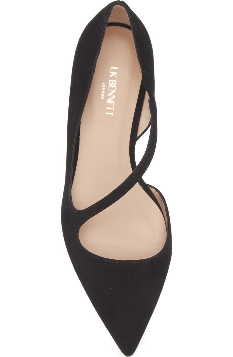 LK Bennett Pandora Pointed Toe d'Orsay Flat, Alternate, color,
