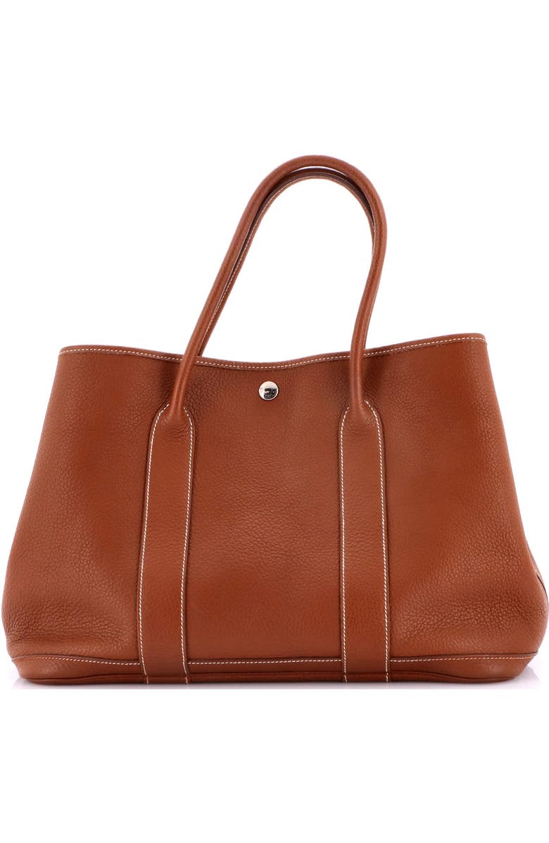 Pre-Owned Hermes Garden Party Tote Leather 30, Main, color, Etrusque