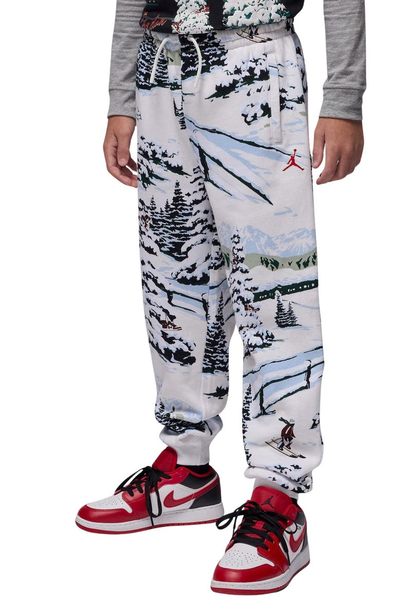 Jordan Kids
 Brooklyn Holiday Fleece Joggers, Alternate, color, 