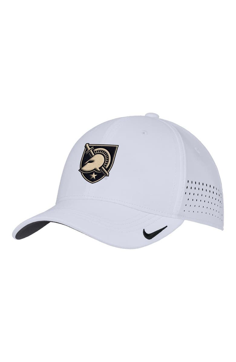 Nike Men's Nike White Army Black Knights 2025 On-Field Performance Flex Hat, Alternate, color, 