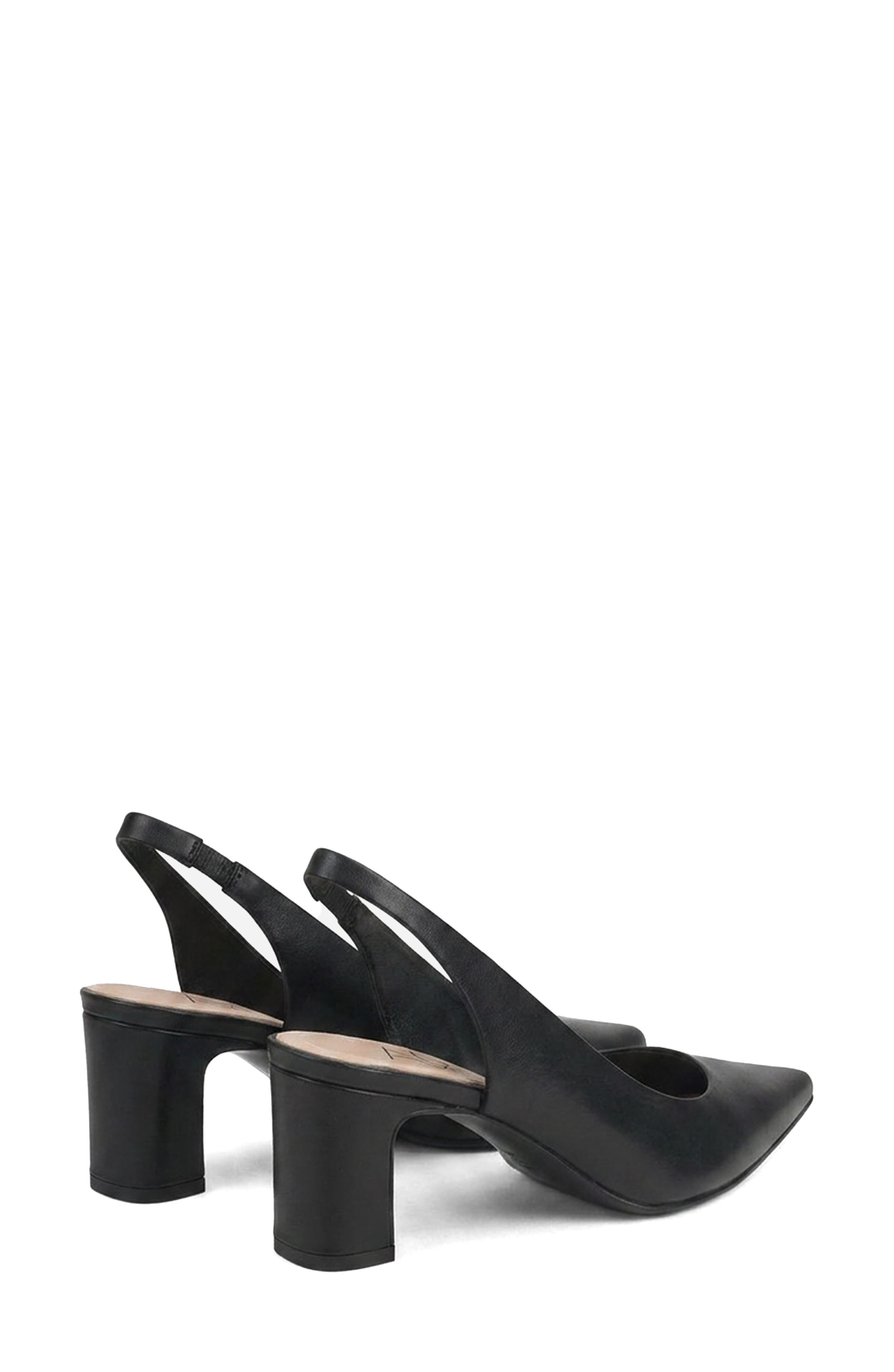 Didi Leather Slingback Pump, Alternate, color, TESTA DI MORO NAPPA