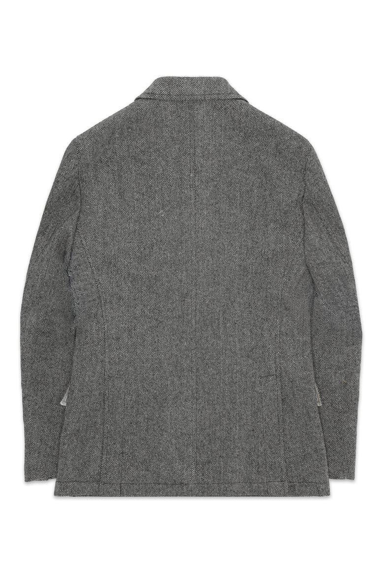 Travel Classic Herringbone Double Breasted Blazer, Alternate, color, Multicolor