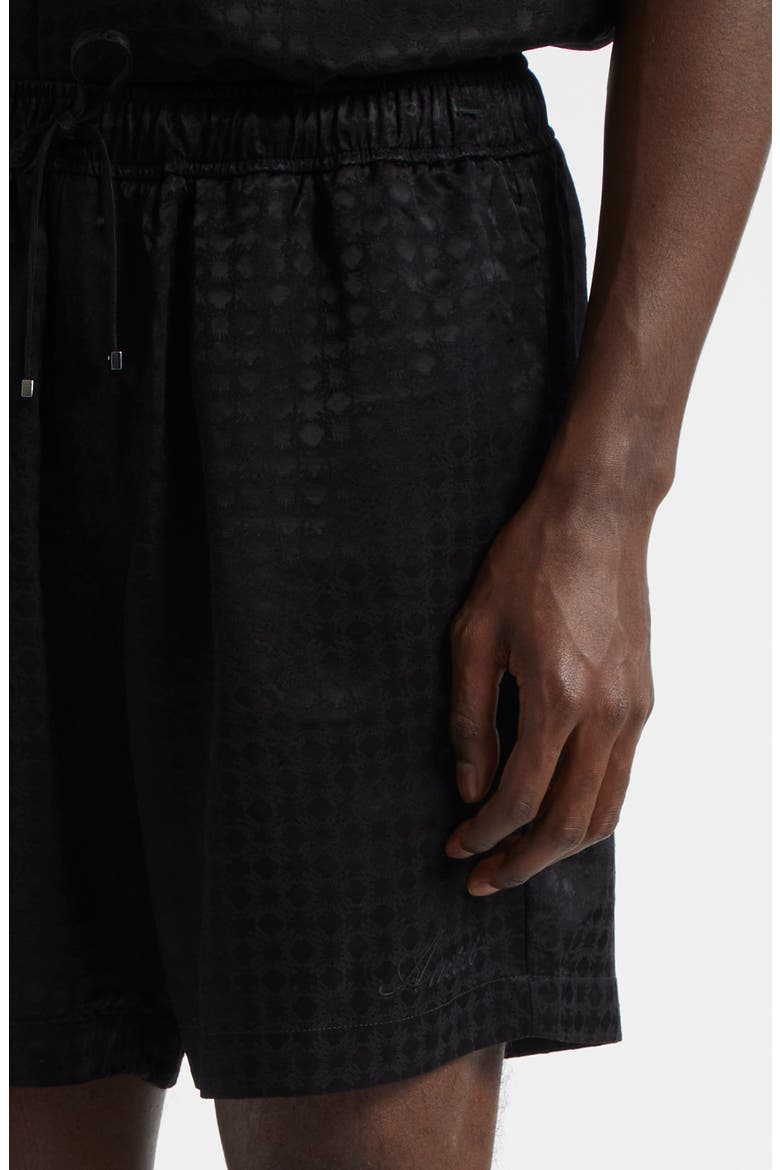 MA Quad Jacquard Shorts, Alternate, color, BLACK