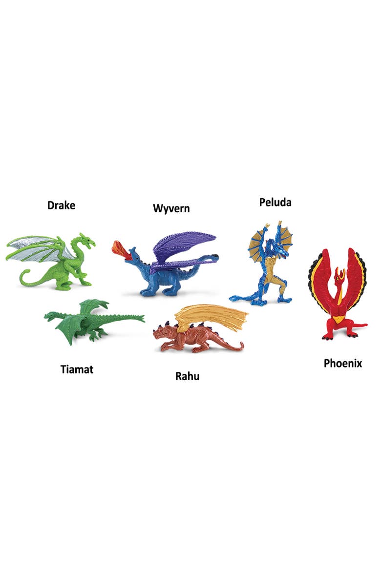 Lair of the Dragons Collection 1 Designer TOOB- contains 6 Mini Figurines, Alternate, color, None