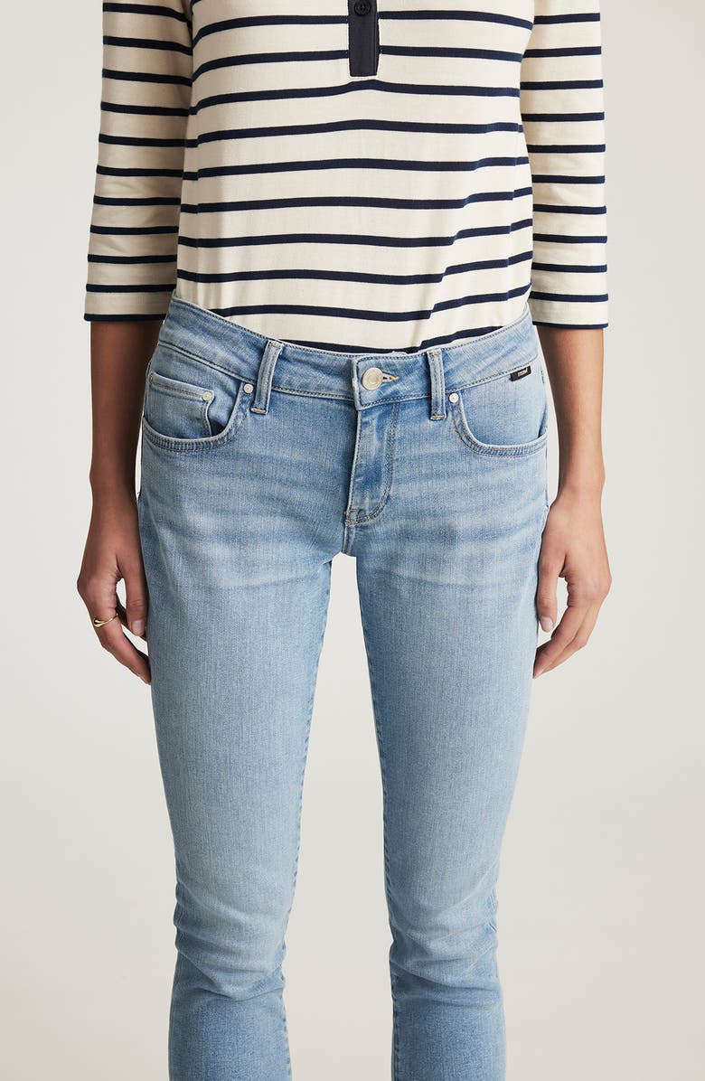 Mavi Jeans Alexa Skinny Jeans, Alternate, color, Bleached Tribeca