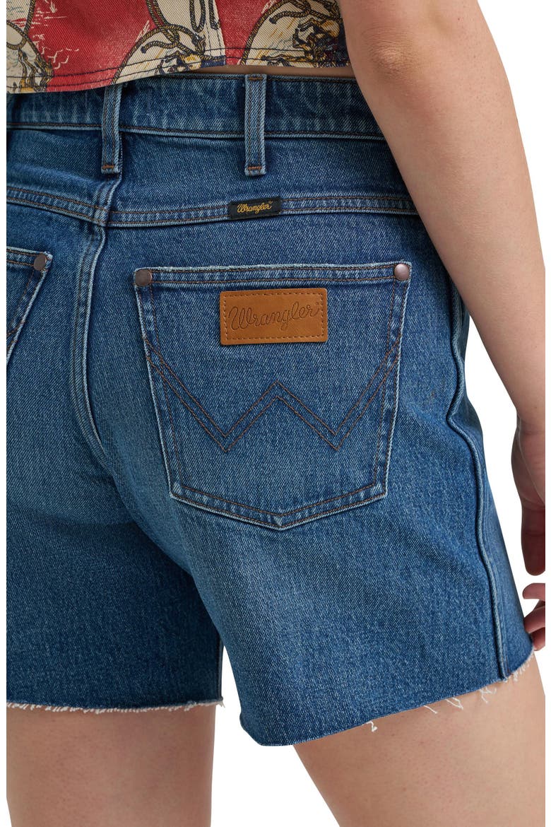 Cowboy High Waist Denim Cutoff Shorts, Alternate, color, SUMMER HAZE