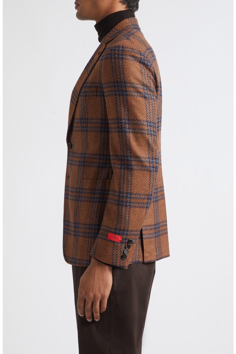 Check Donegal Tweed Sport Coat, Alternate, color, OPEN BROWN 430