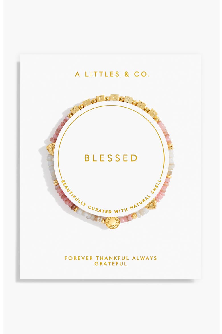Happy Little Moments Bracelet, Main, color, Blessed