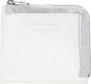 Comme des Garçons Clear Snakeskin Embossed Zip Around Wallet