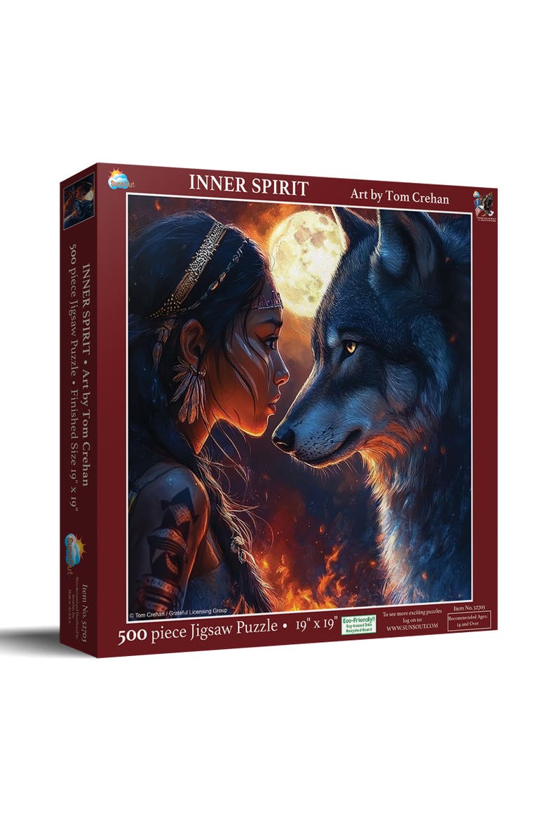 Inner Spirit 500 piece Jigsaw Puzzle for Adults, Main, color, Multicolor
