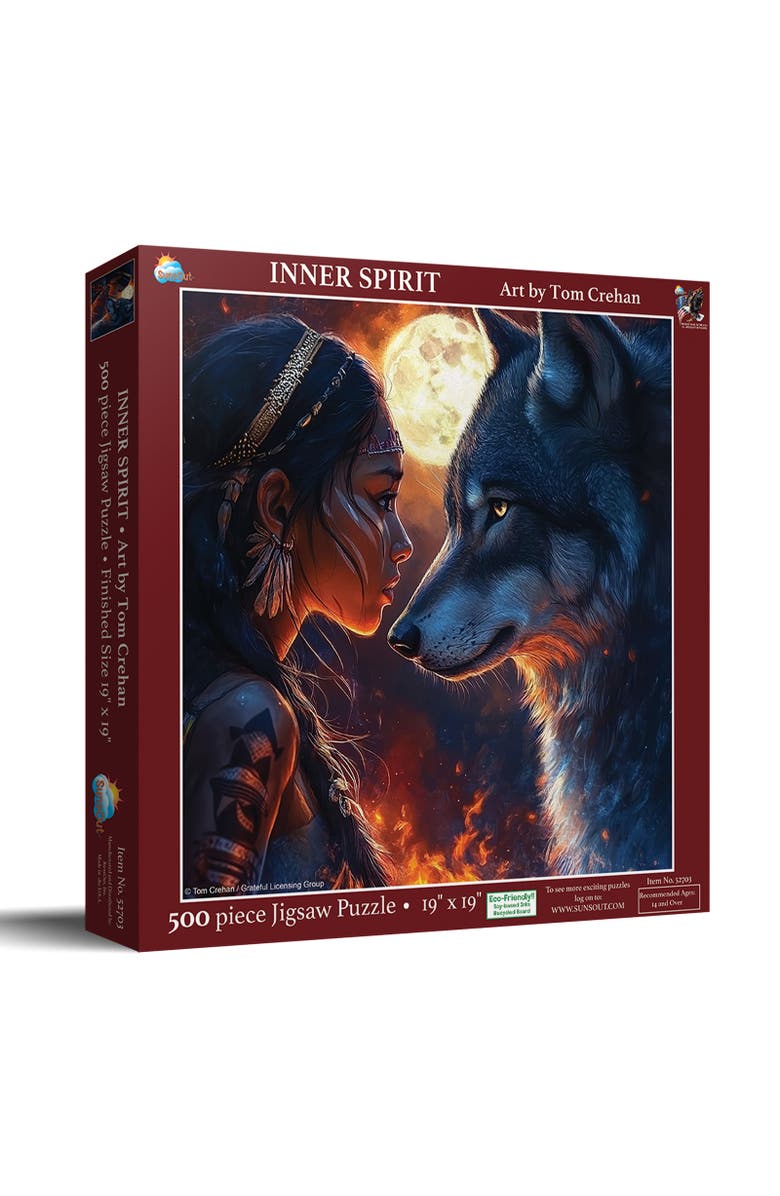 Sunsout Inner Spirit 500 piece Jigsaw Puzzle for Adults, Main, color, Multicolor
