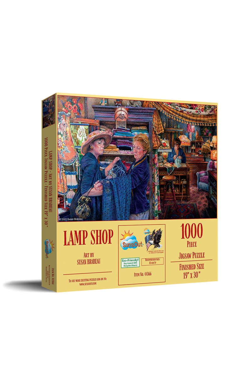 Sunsout Lamp Shop 1000 piece Jigsaw Puzzle for Adults, Main, color, Multicolor