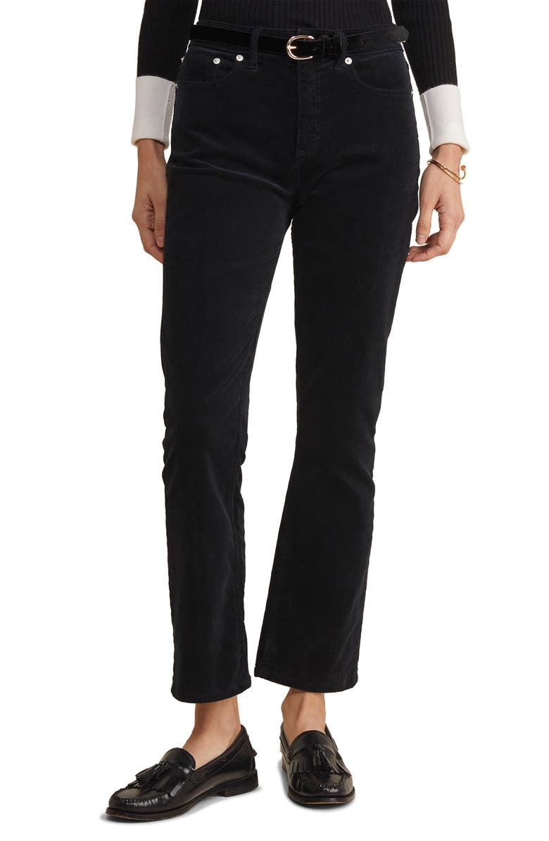 vineyard vines Cotton Blend Stretch Corduroy Kick Flare Pants, Main, color, 