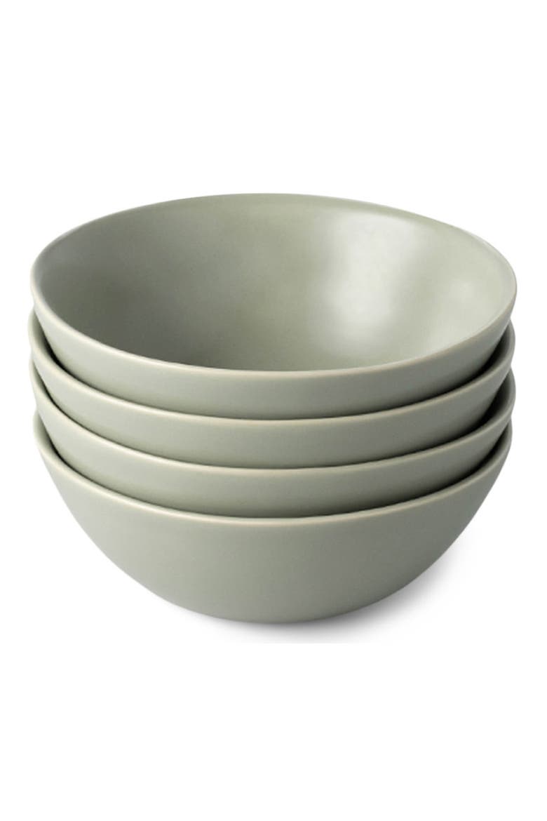 The Dessert Set of 4 Bowls, Main, color, BEACHGRASS GREEN