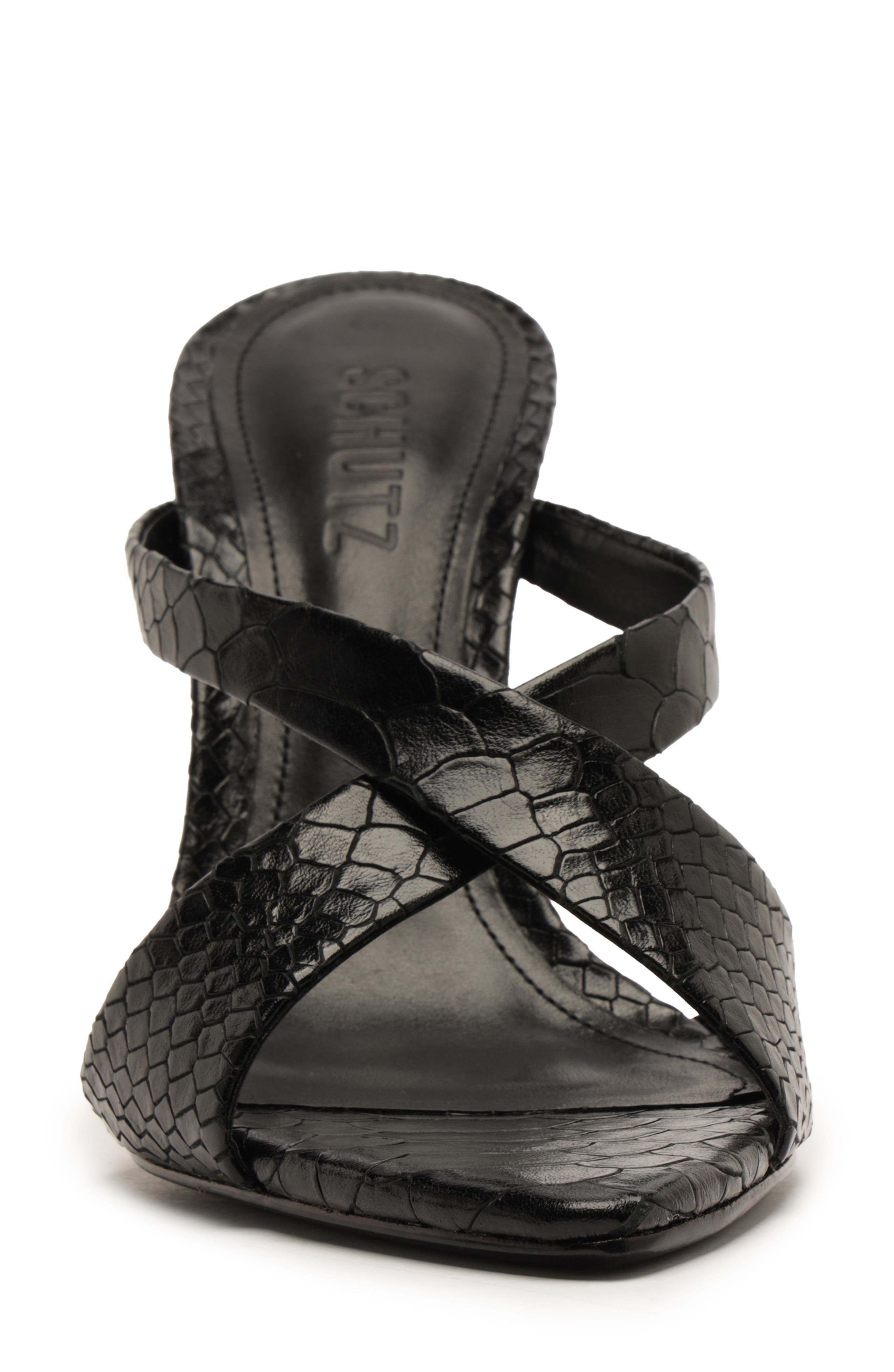 Schutz Glenda Sandal, Alternate, color, Black