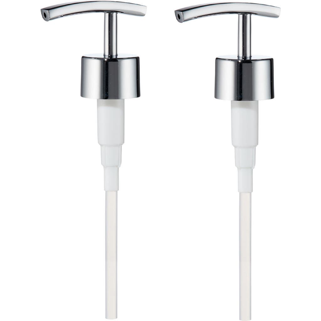 Roselli Trading Company 2-pack Replacement Lotion/soap Pump In Silver