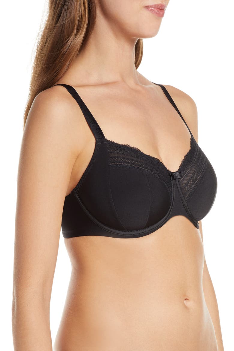 Full Figure Underwire Bra, Alternate, color, BLACK 11