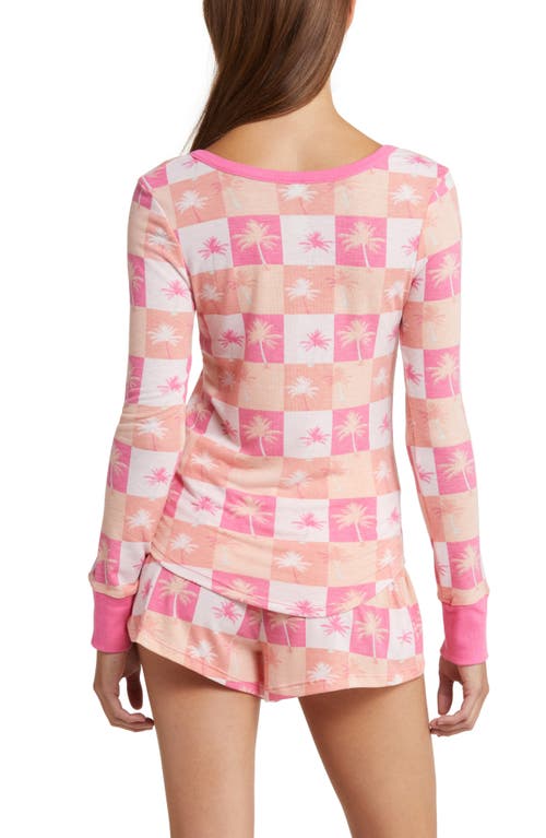 Honeydew Knit Long Sleeve Short Pajamas