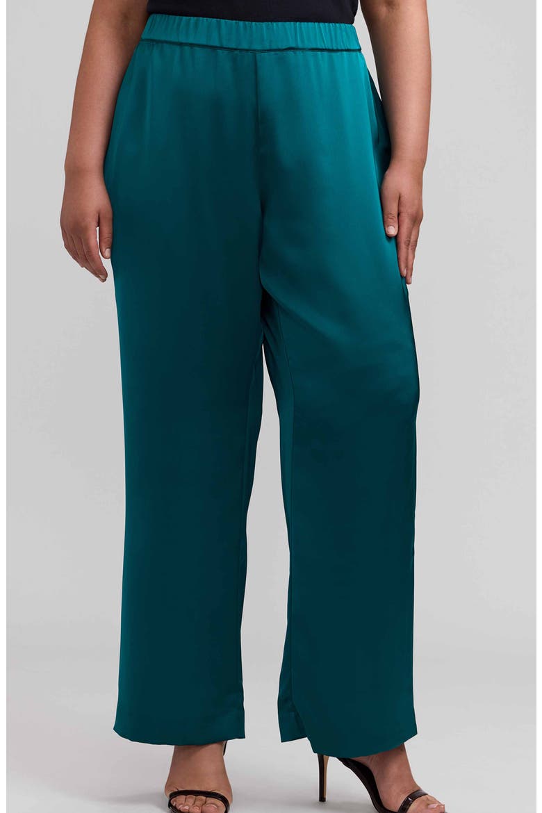 Hostess Pull-ON Pants, Main, color, EMERALD GREEN