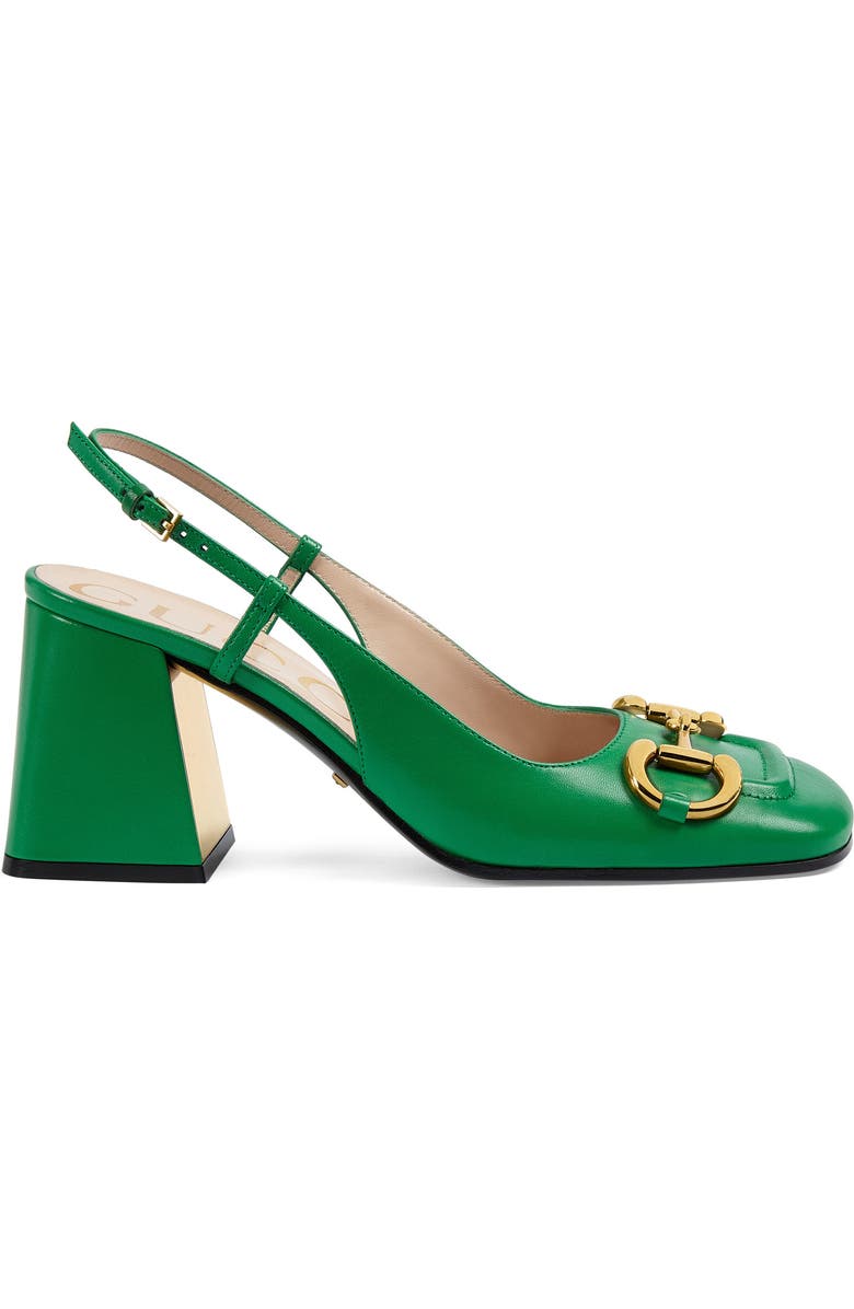 Gucci Baby Horsebit Slingback Pump, Alternate, color,