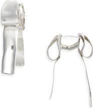 SHANA CAVE Big Bow Hoop Earrings