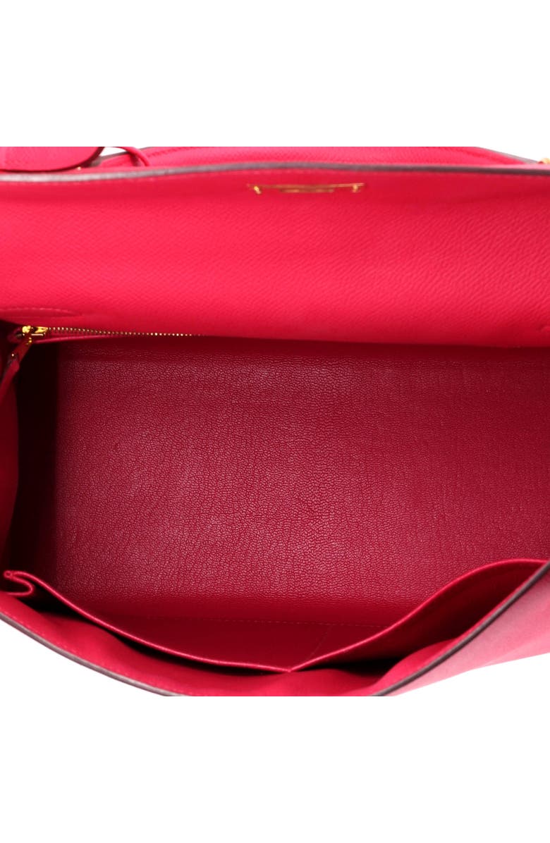 Pre-Owned Hermes Kelly Handbag Pink Epsom with Gold Hardware 28, Alternate, color, Rose Extreme