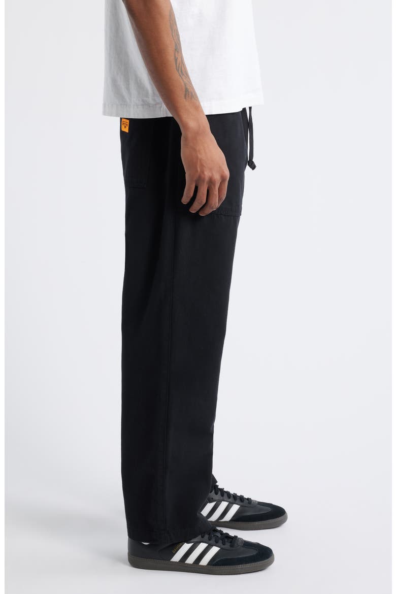 Cotton Canvas Chef Pants, Alternate, color, BLACK