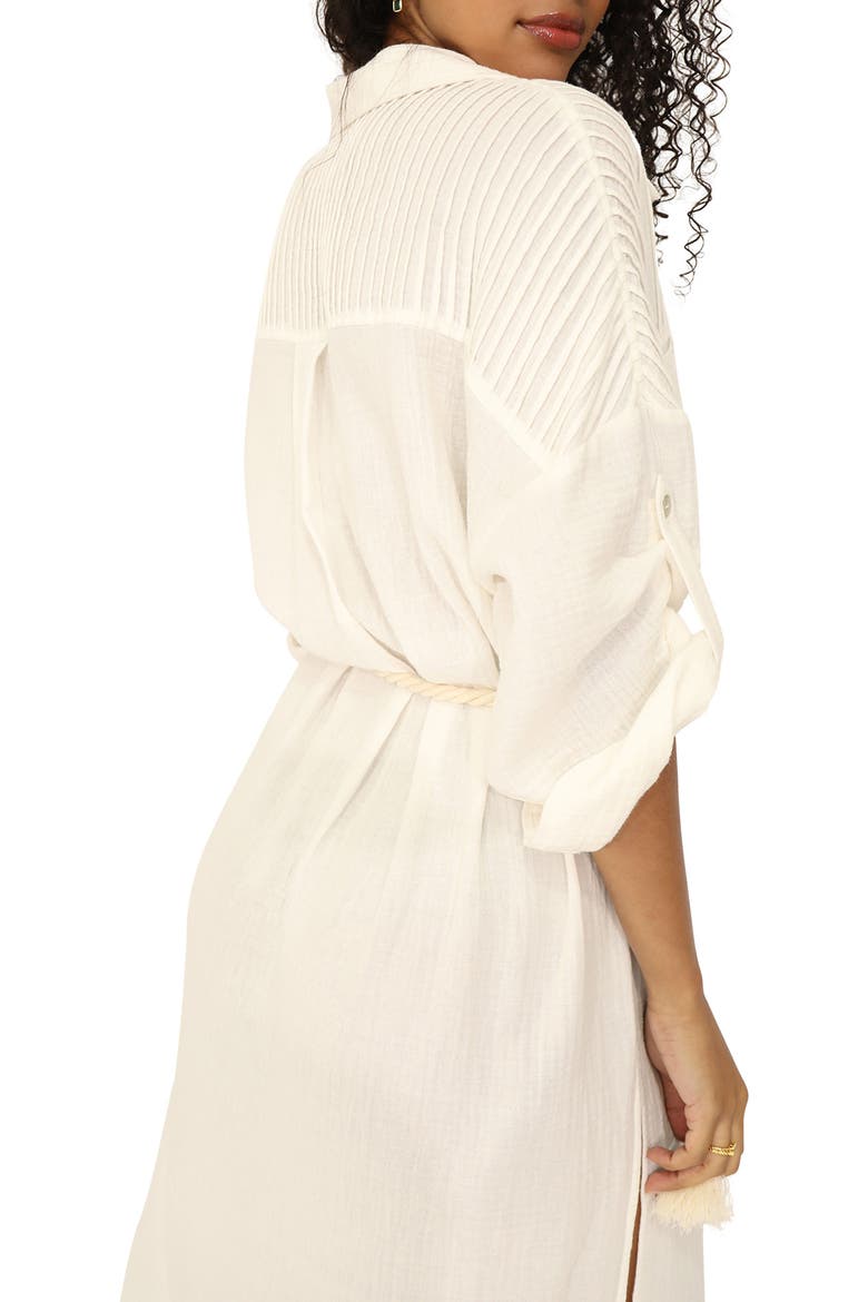Seven Wonders Shirtdress, Alternate, color, WHITE