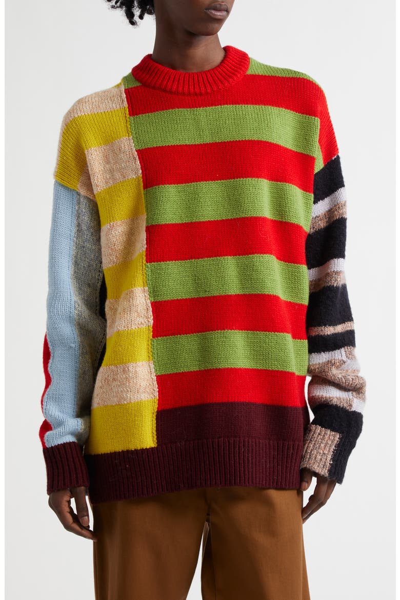 Paul One of a Kind Turtleneck Sweater, Main, color, MULTI
