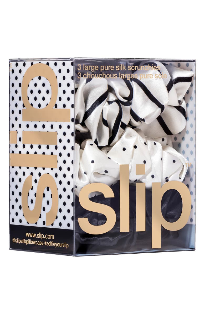 slip Midsummer 3-Pack Large Silk Scrunchies Set, Alternate, color, St Tropez