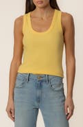 KUT from the Kloth Anastasia Stretch Cotton Blend Rib Tank