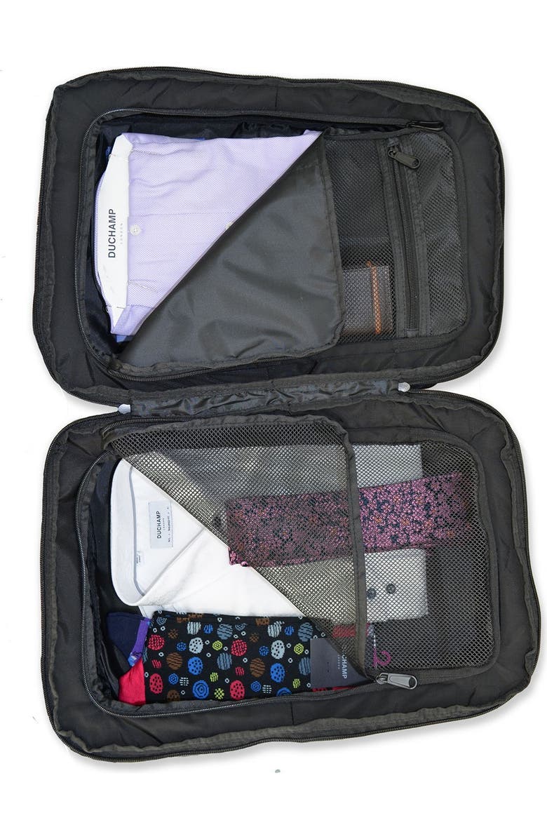 Duchamp Getaway Carry-On Backpack Suitcase, Alternate, color, Black