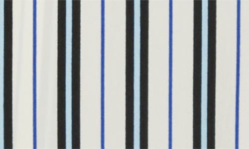 Ak Anne Klein Stripe Slim Fit Button-up Shirt In Multi