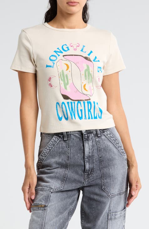 Long Live Cowgirls Graphic T-Shirt