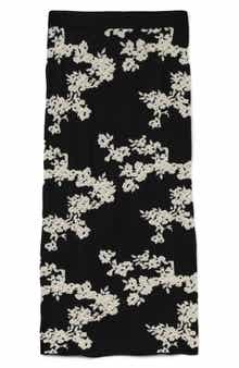 VERO MODA Nancy Floral Sweater Skirt