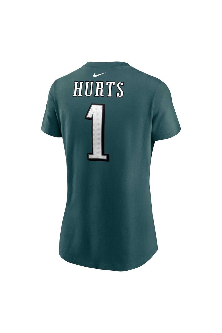 Women's Nike Jalen Hurts Midnight Green Philadelphia Eagles Player Name & Number T-Shirt, Alternate, color, Green