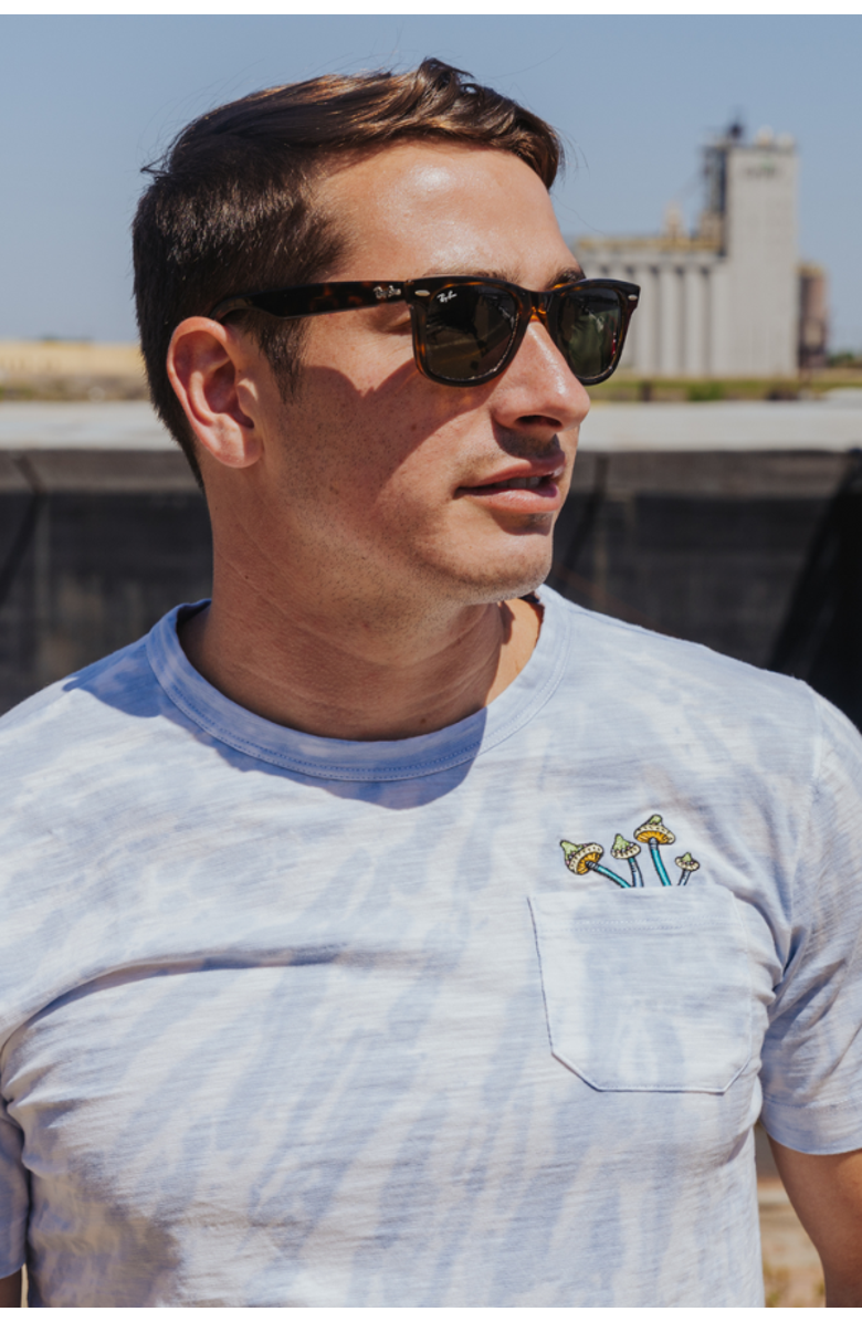 Baja Llama Trip Of A Lifetime - Slub Pima Pocket Tee, Alternate, color, Tie Dye