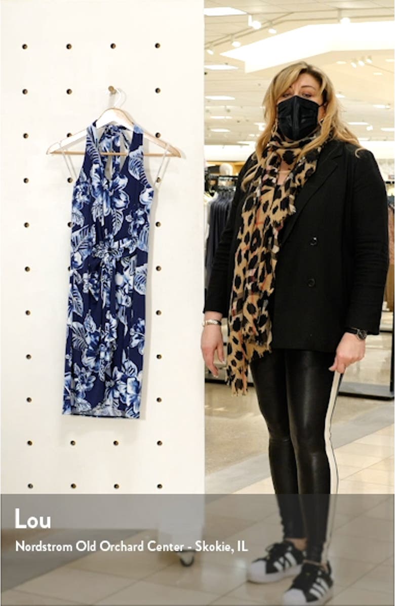 Clara Blossom Bay Halter Dress, sales video thumbnail