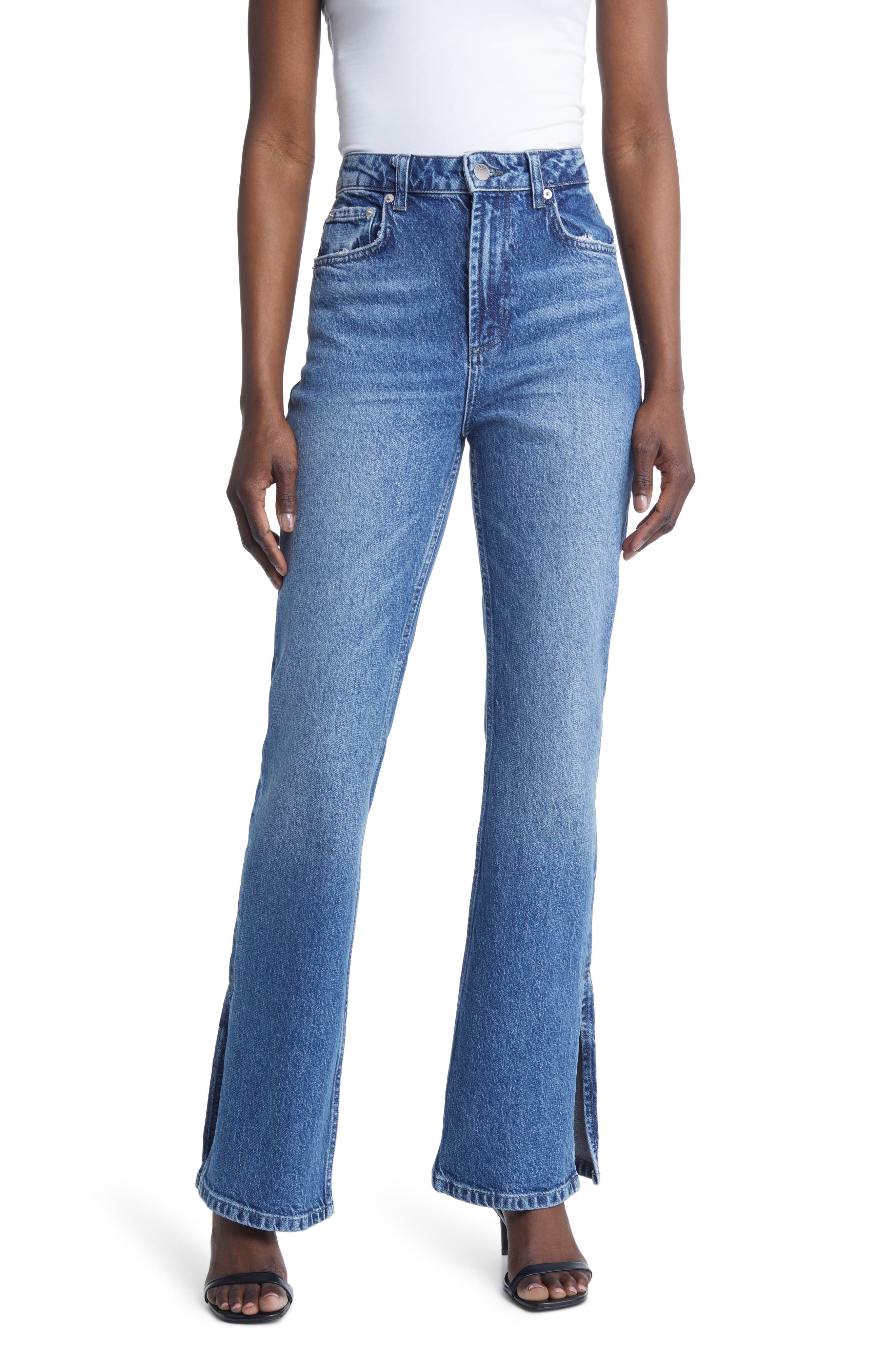 Rails The Sunset High Waist Flare Leg Jeans (Women) | Nordstromrack