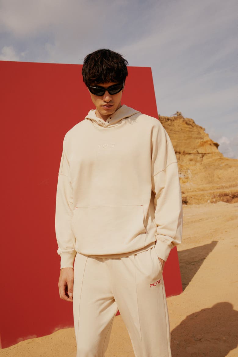 Cotton Free Heaven Hoodie, Alternate, color, BEIGE
