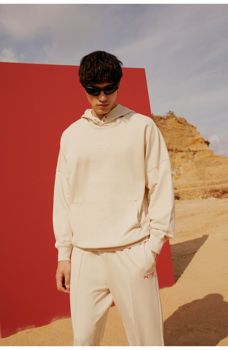 PCFG Cotton Free Heaven Oversize Hoodie, Alternate, color, Light Beige