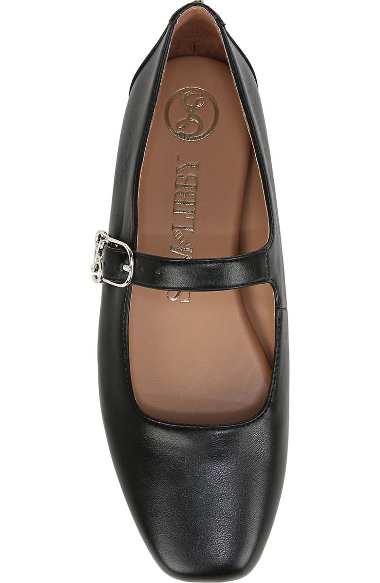 SAM & LIBBY Fredi Mary Jane Flat, Alternate, color, Black Leather